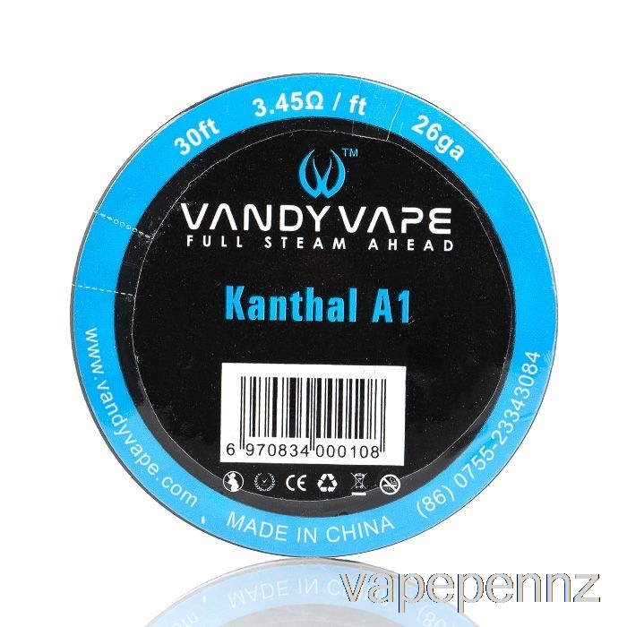 Vandy Vape Specialty Wire Spools Kanthal A1 - 26GA / 3.45ohm - 30ft VAPE NZ